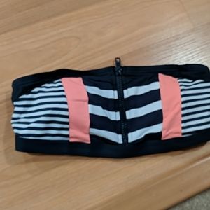 Strapless swim suit top